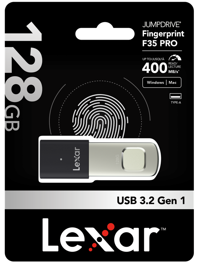 Lexar Fingerprint PRO F35 USB 3.2 128GB