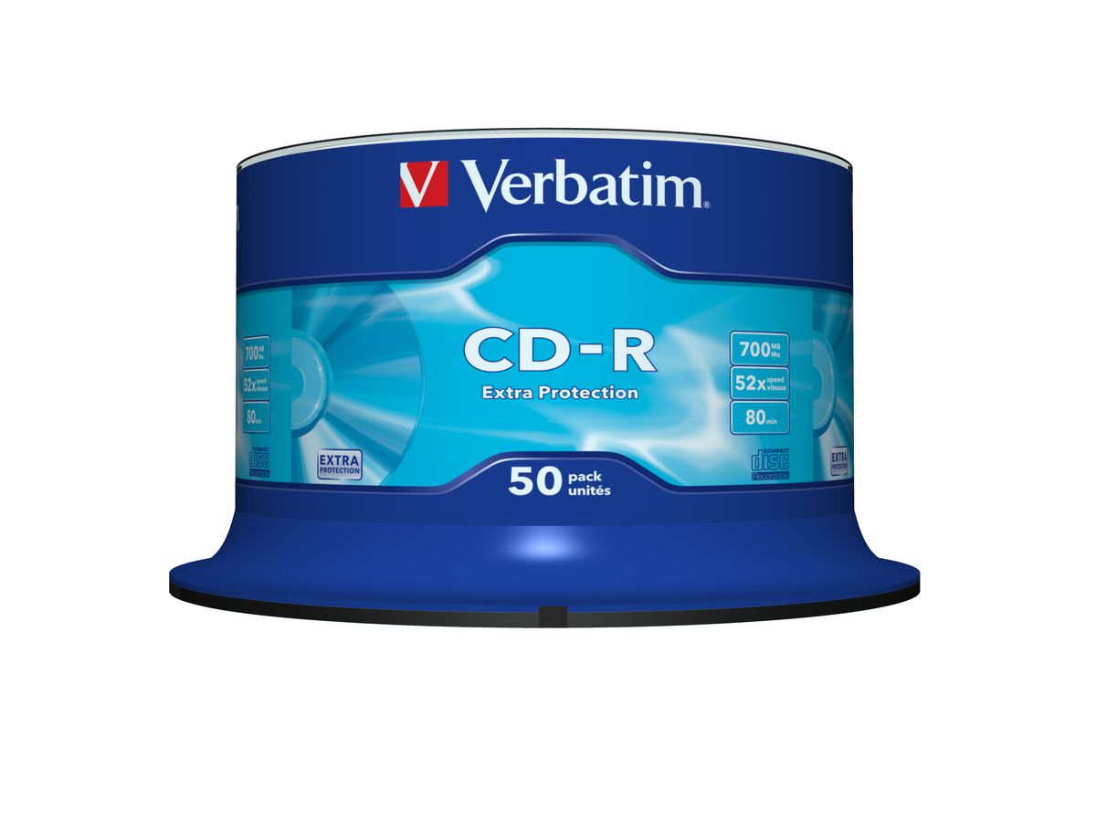 Verbatim CD-R Spindle 700MB 52x 50 Pack