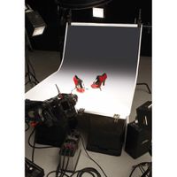 Colorama Colorgrad 110x170cm White/Black