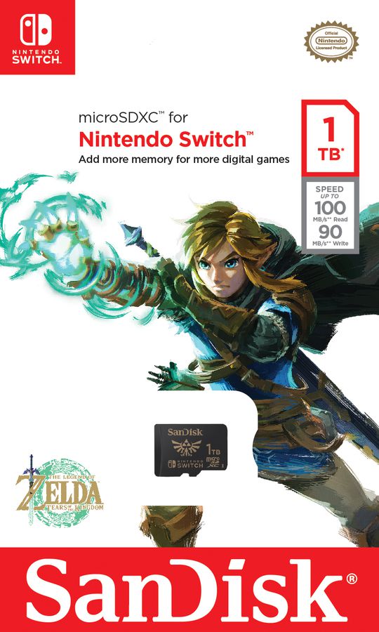 SanDisk microSDXC Nintendo Switch 1TB