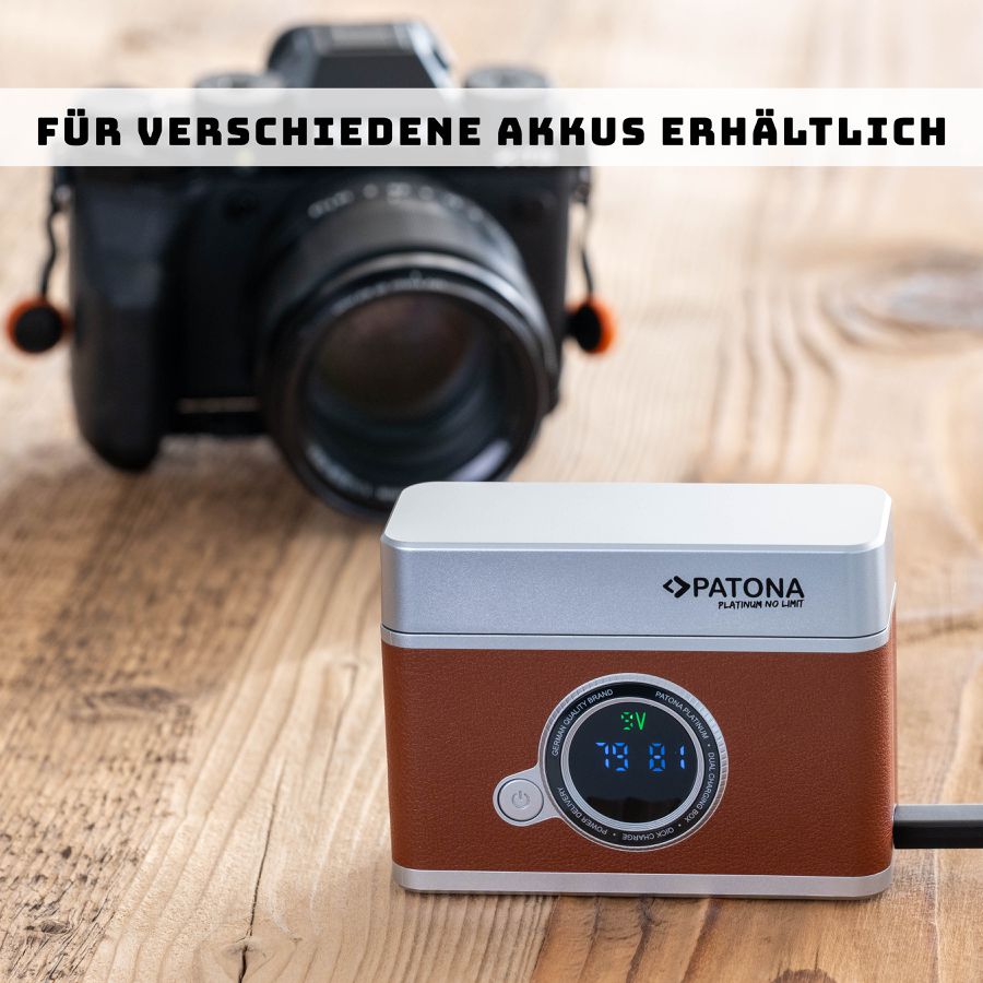 Patona Retro Dual Charging Canon LP-E6