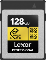 Lexar 3600MB/s CFexpress 4.0 128GB Gold