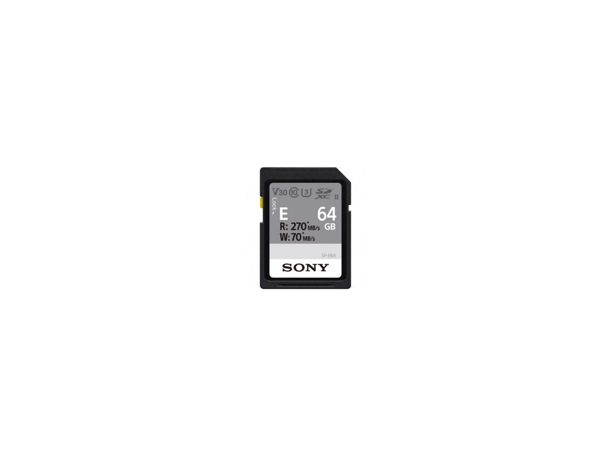 Sony SF-E SDXC 64GB UHS-II 270MBs
