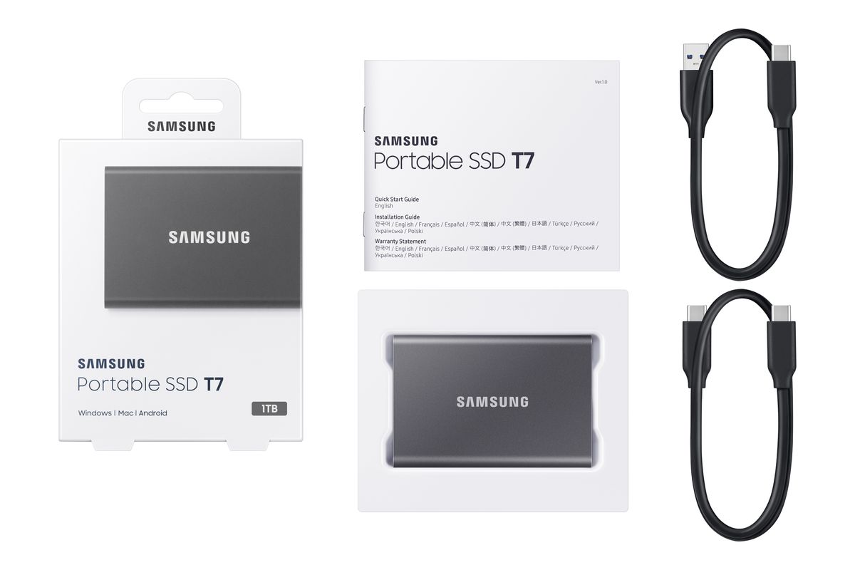Samsung PSSD T7 1TB grey