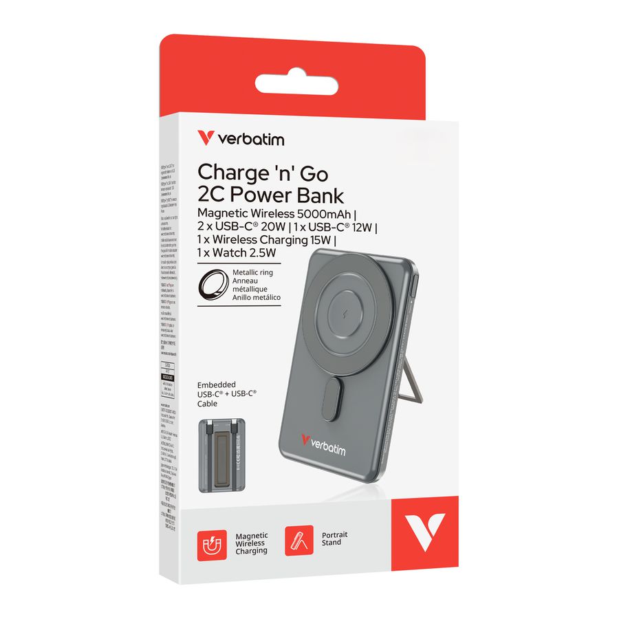 Verbatim Charge n Go Powerbank 5000 mAh