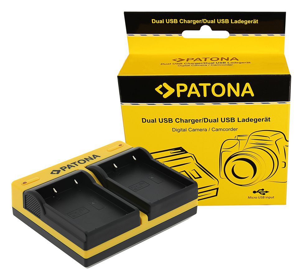 Patona Chargeur Dual USB Olympus BLX-1