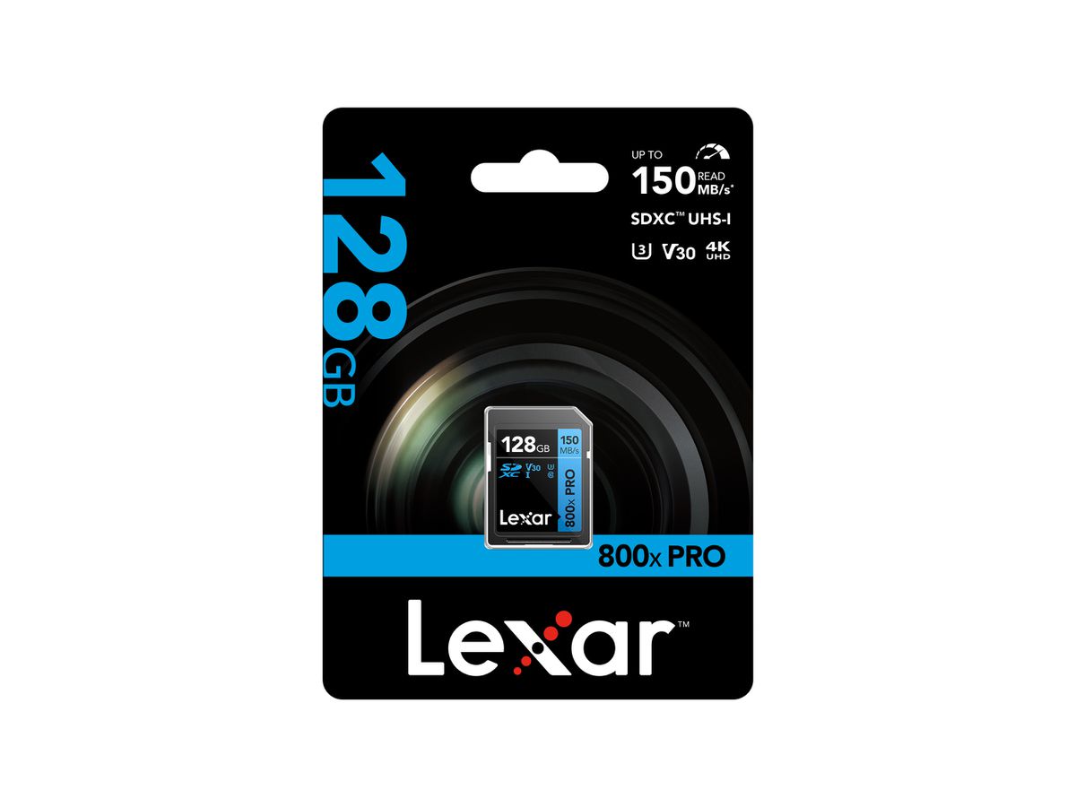 Lexar 800x UHS-I SDXC 128GB Blue