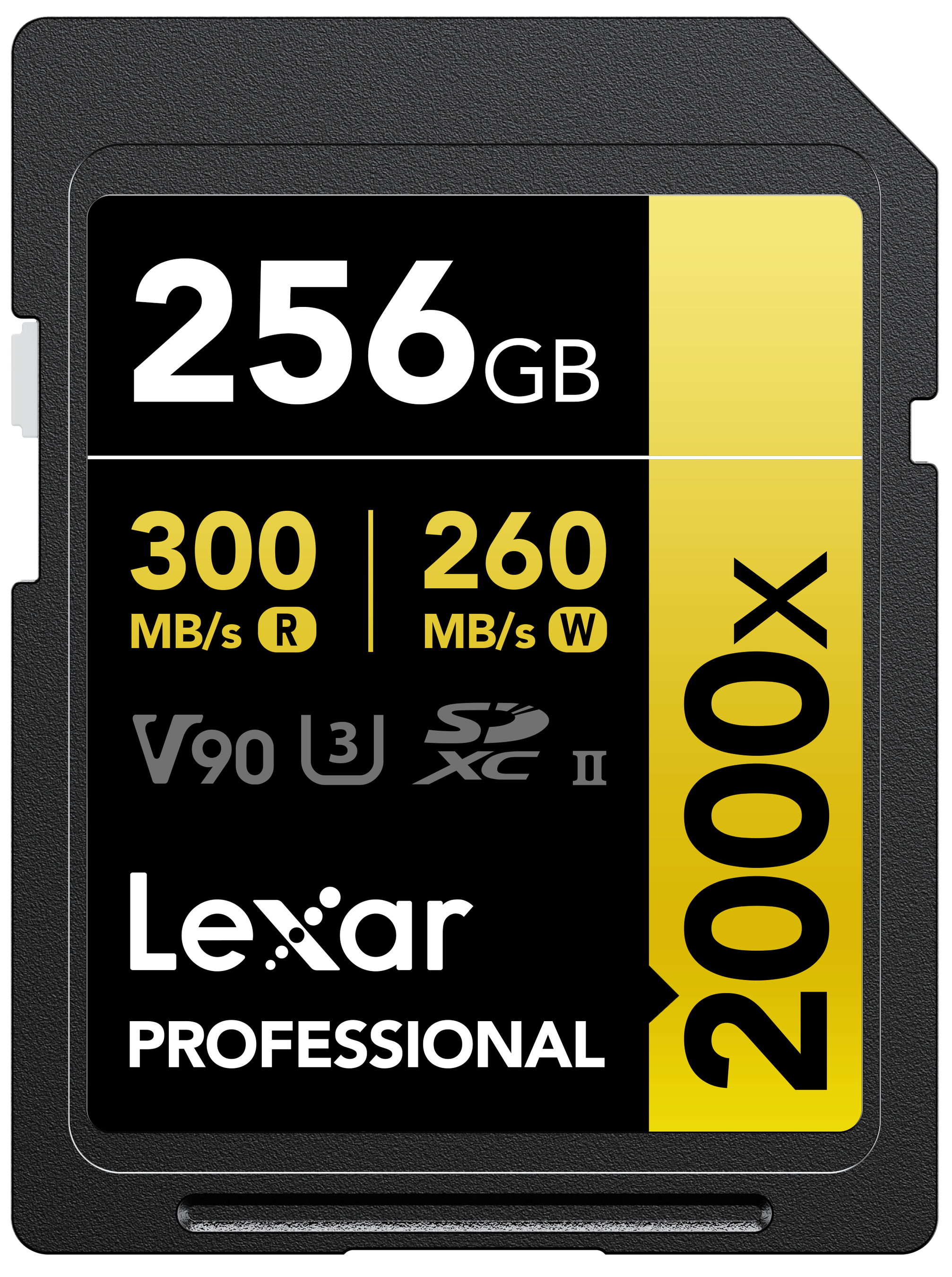 Lexar 2000x UHS-II SDXC 256GB Gold