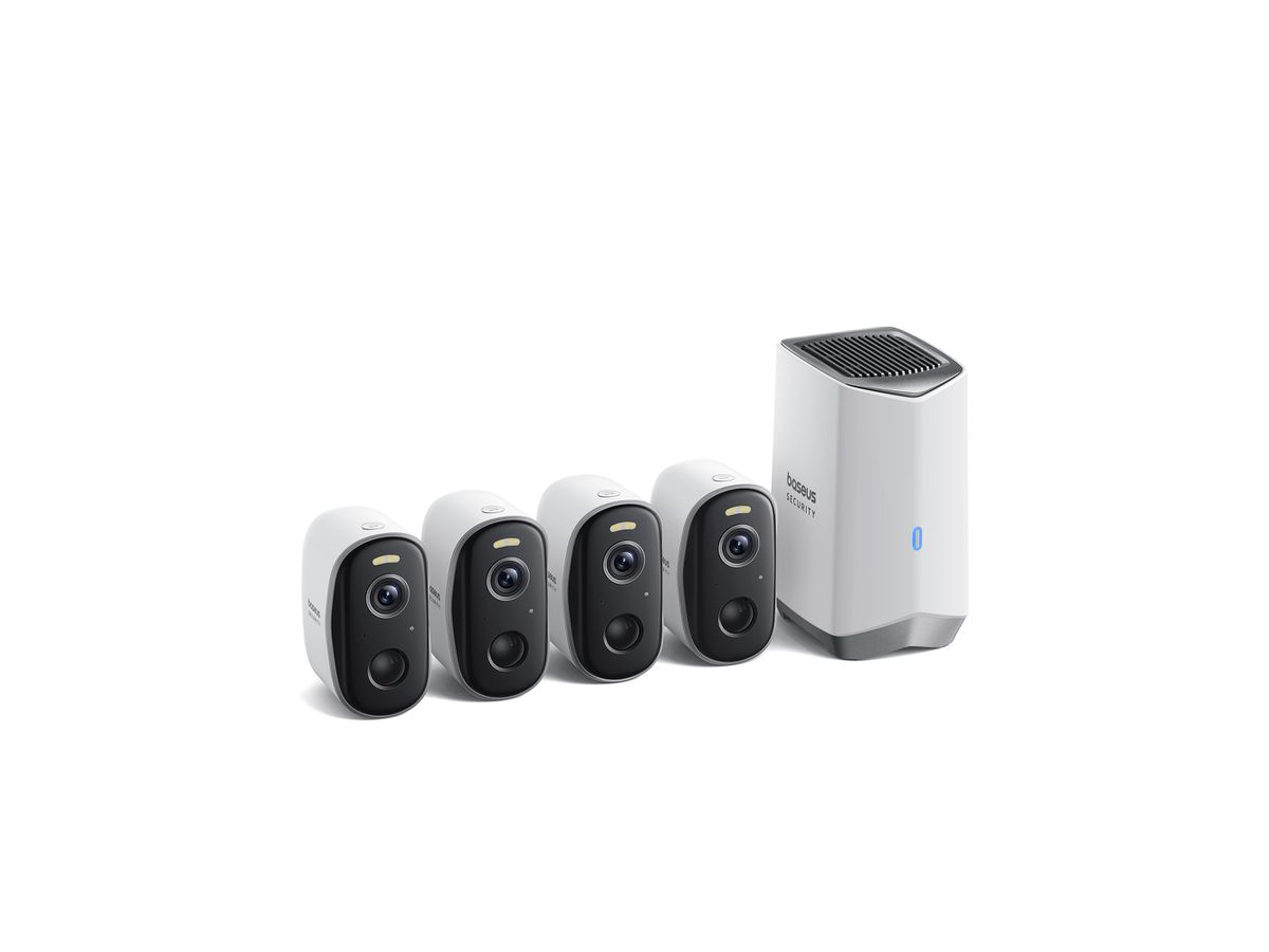 Baseus N1+ Outdoor Camera 2K 4CamKit