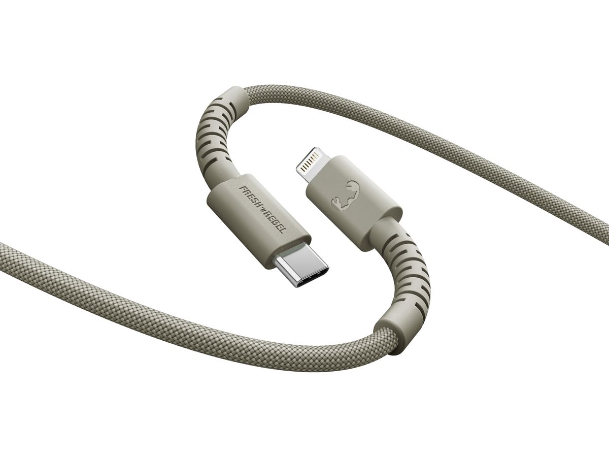 Fresh 'n Rebel USB-C to Lightning Green