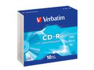 Verbatim CD-R Slim 700MB 52x 10 Pack