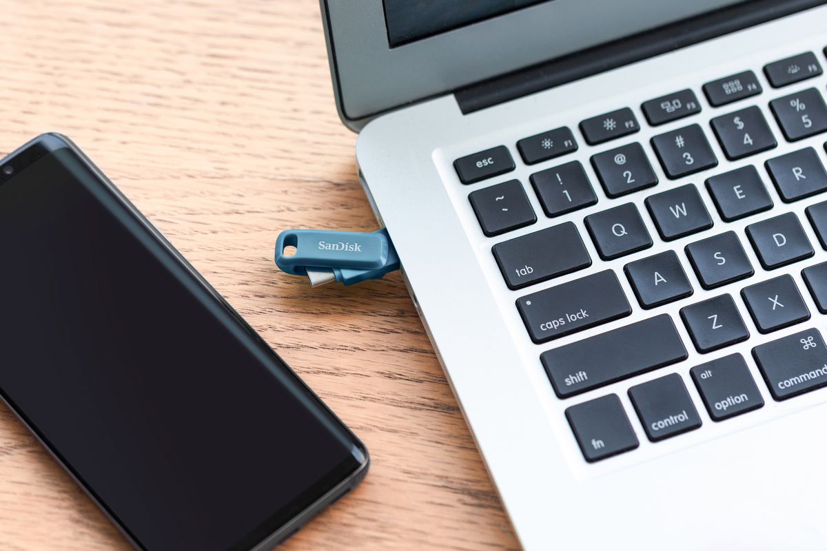 SanDisk Ultra USB DualDriveGo 128GB blau