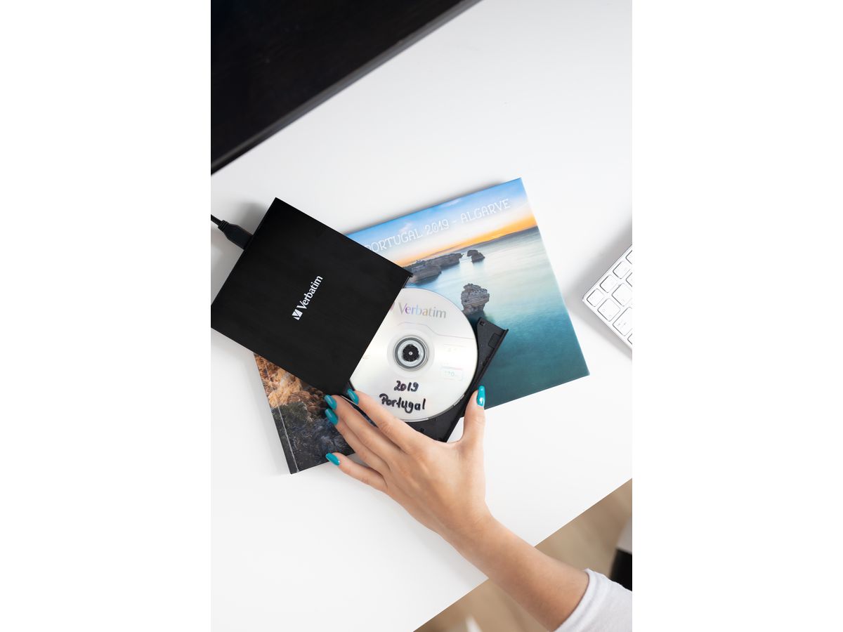 Verbatim Slimline Blu-ray Writer 4K USBC