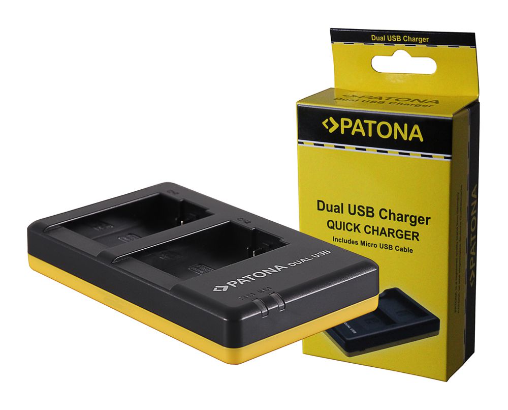 Patona Chargeur Dual USB DMW-BMB9