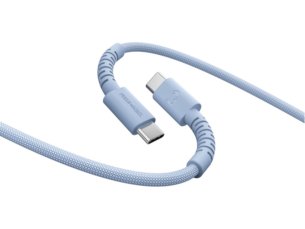 Fresh 'n Rebel USB-C to USB-C Vivid Blue