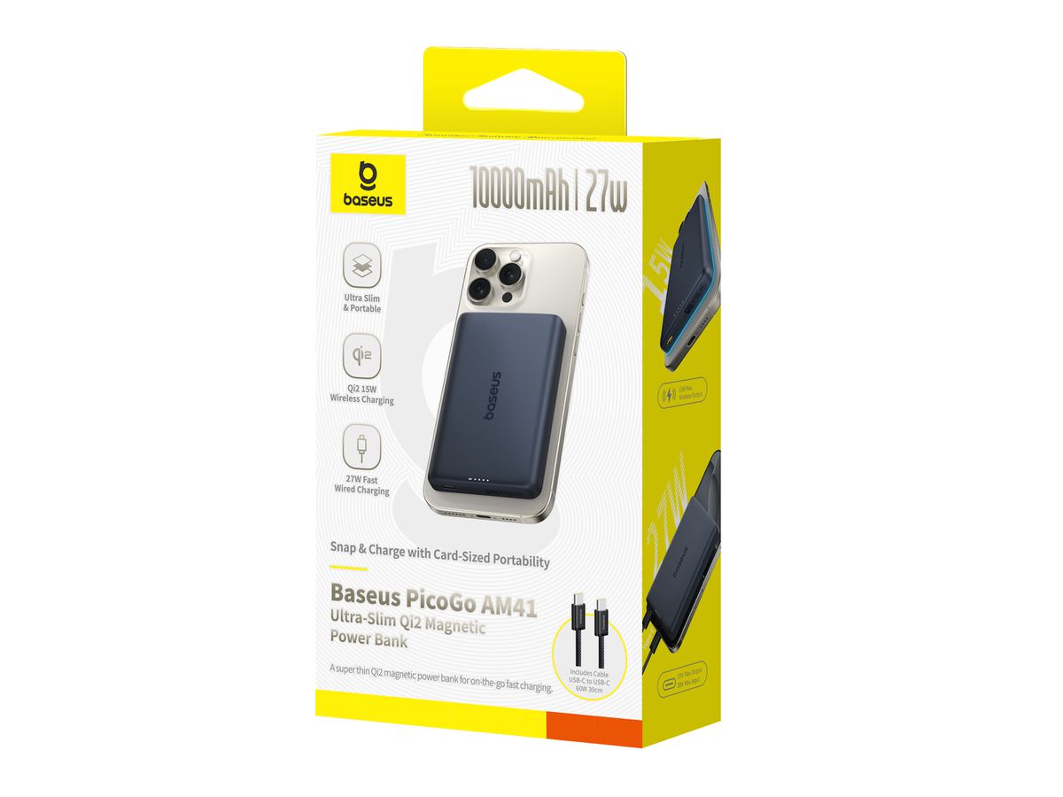 Baseus PicoGo UltraSlim Qi2 PB 10KmAh