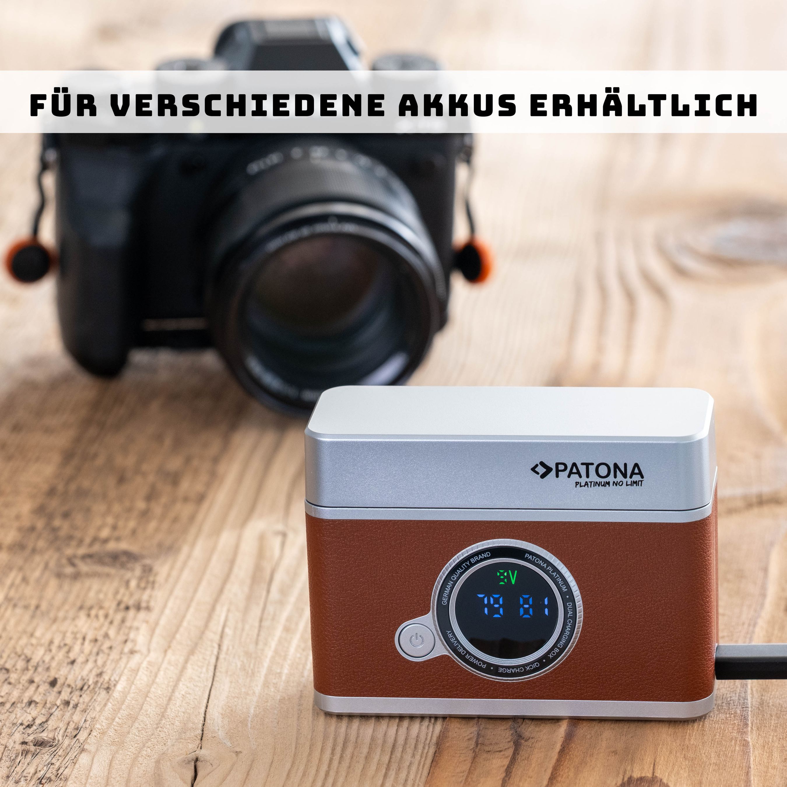 Patona Retro Dual Charging Canon LP-E6