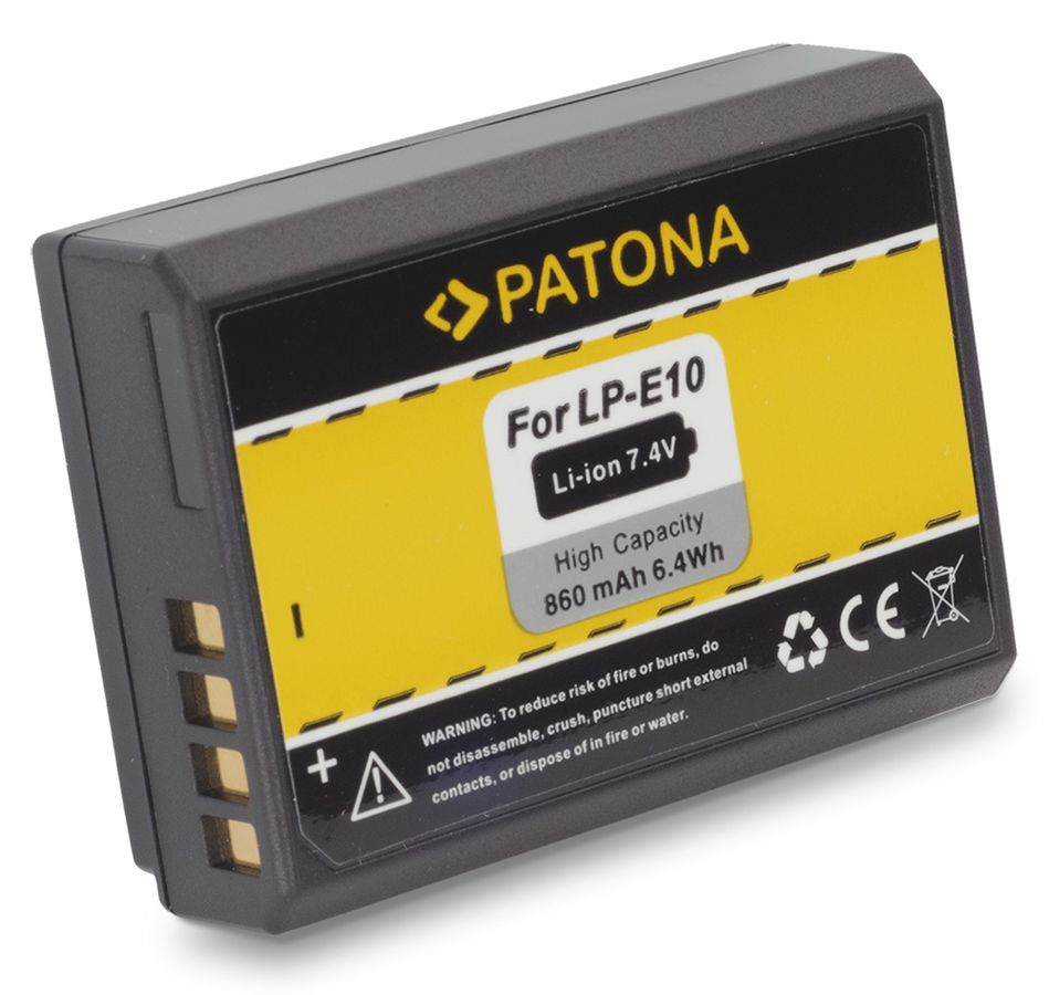 Patona Batterie Canon LP-E10