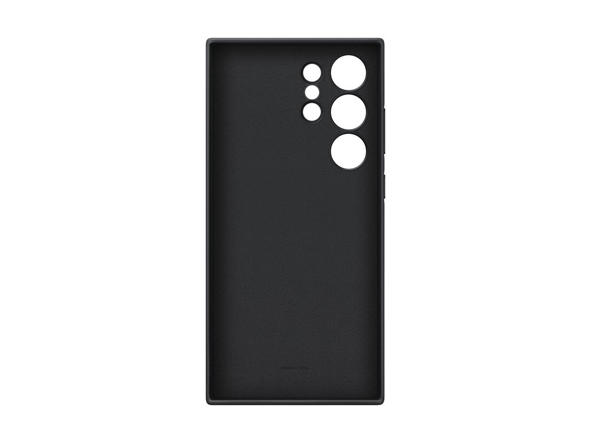 Samsung S24 Ultra Vegan Leather Case Black
