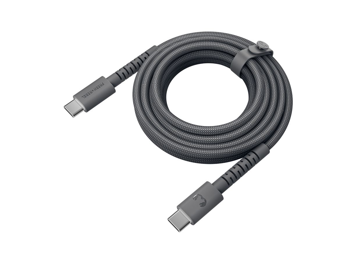 Fresh 'n Rebel USB-C to USB-C 3m Grey