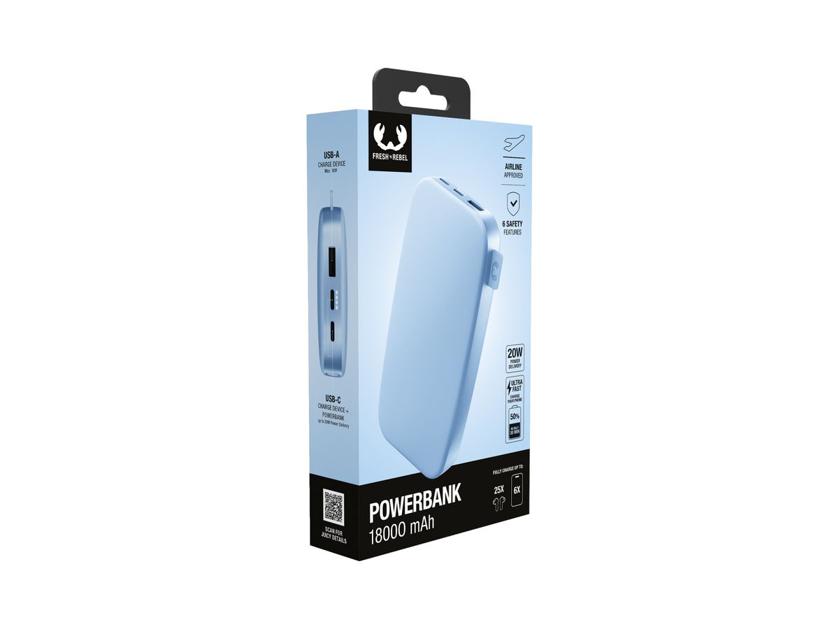 Fresh 'n Rebel Powerbank 18000 mAh Vivid