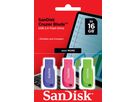 Sandisk Cruzer Blade 16GB Triple Pack