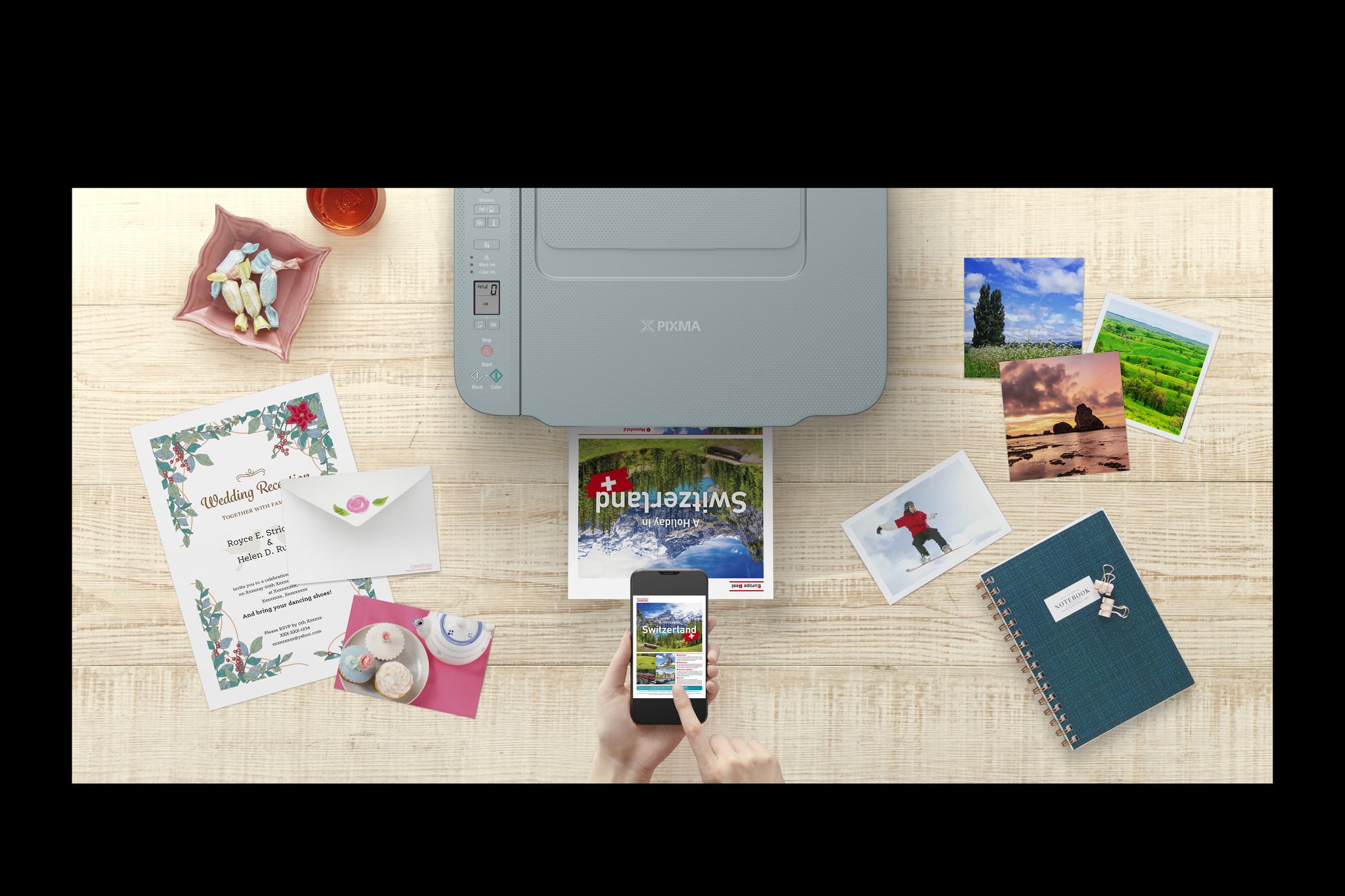 Canon PIXMA TS3752i Blue/Grey