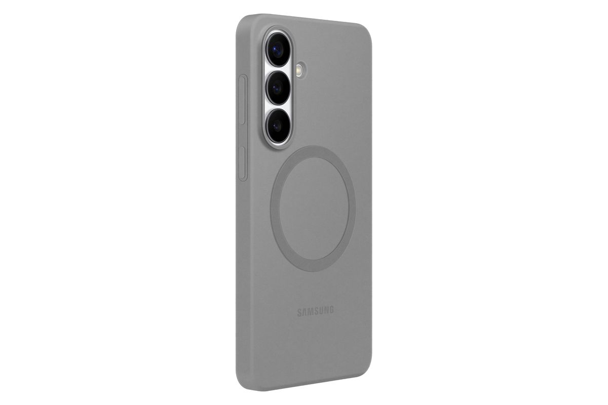 Samsung S26+ Silicone Magnet Case Gray