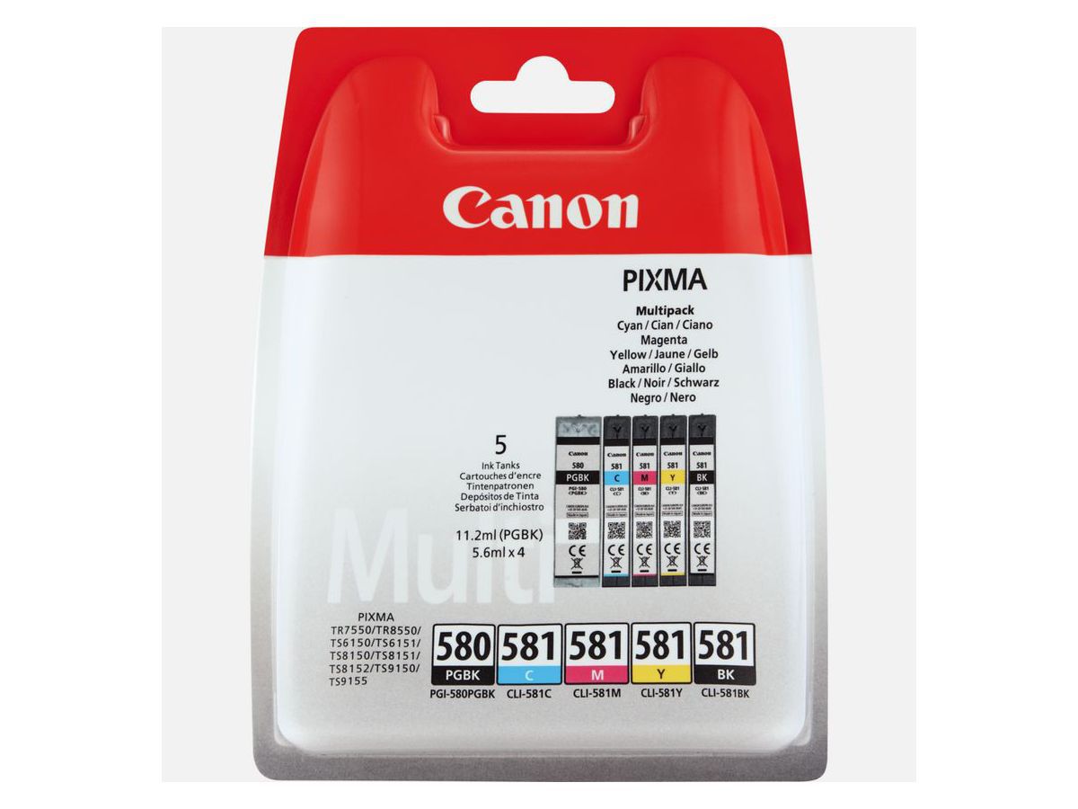 Canon PGI-580 + CLI-581 Multipack