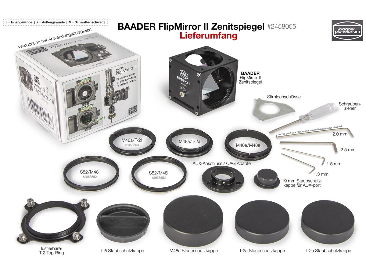 Baader FlipMirror II Zenitspiegel BFM II