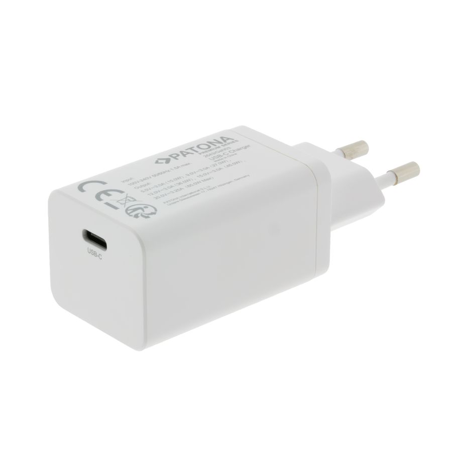 Patona GaN PD Charger 65W USB-C white
