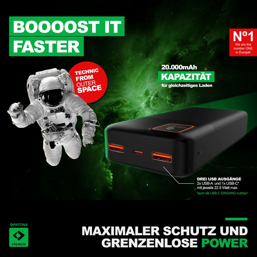 Patona Powerbank Stark 4.0 20000mAh