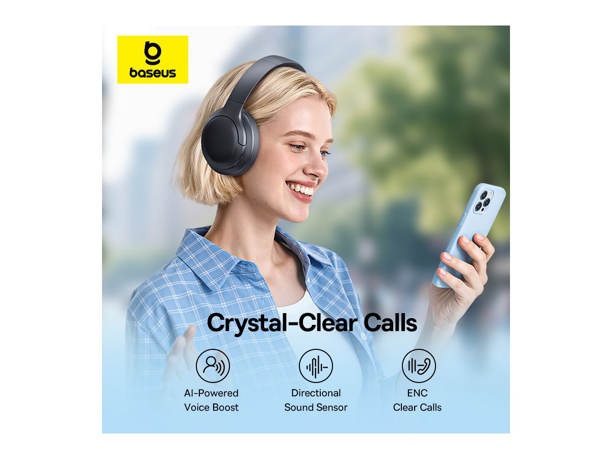 Baseus Bass BH1 Lite Wirel.Headph.Bl.