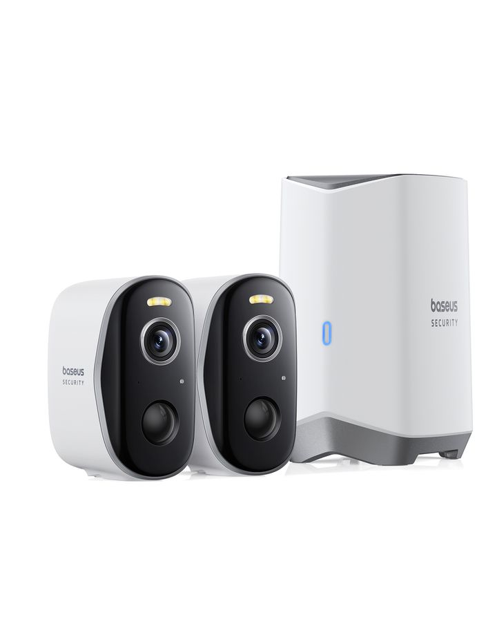 Baseus N1+ Outdoor Camera 2K 2Cam Kit