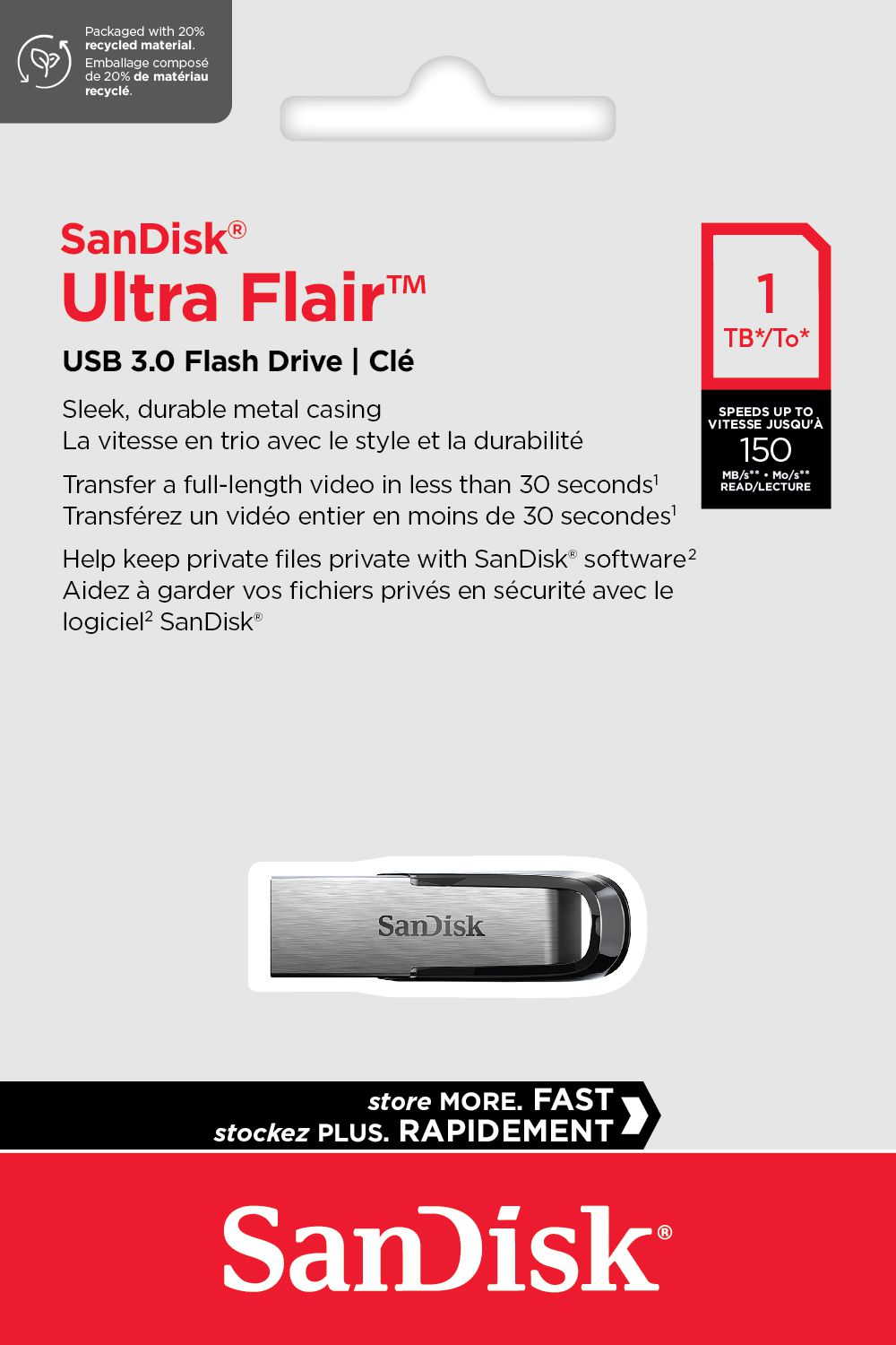 SanDisk Ultra USB 3.0 Flair 1TB