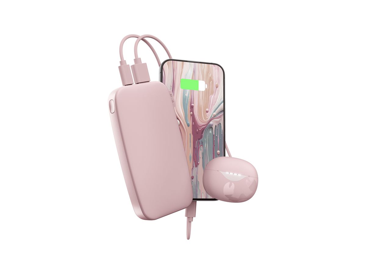 Fresh 'n Rebel Powerbank 12000 mAh Pink