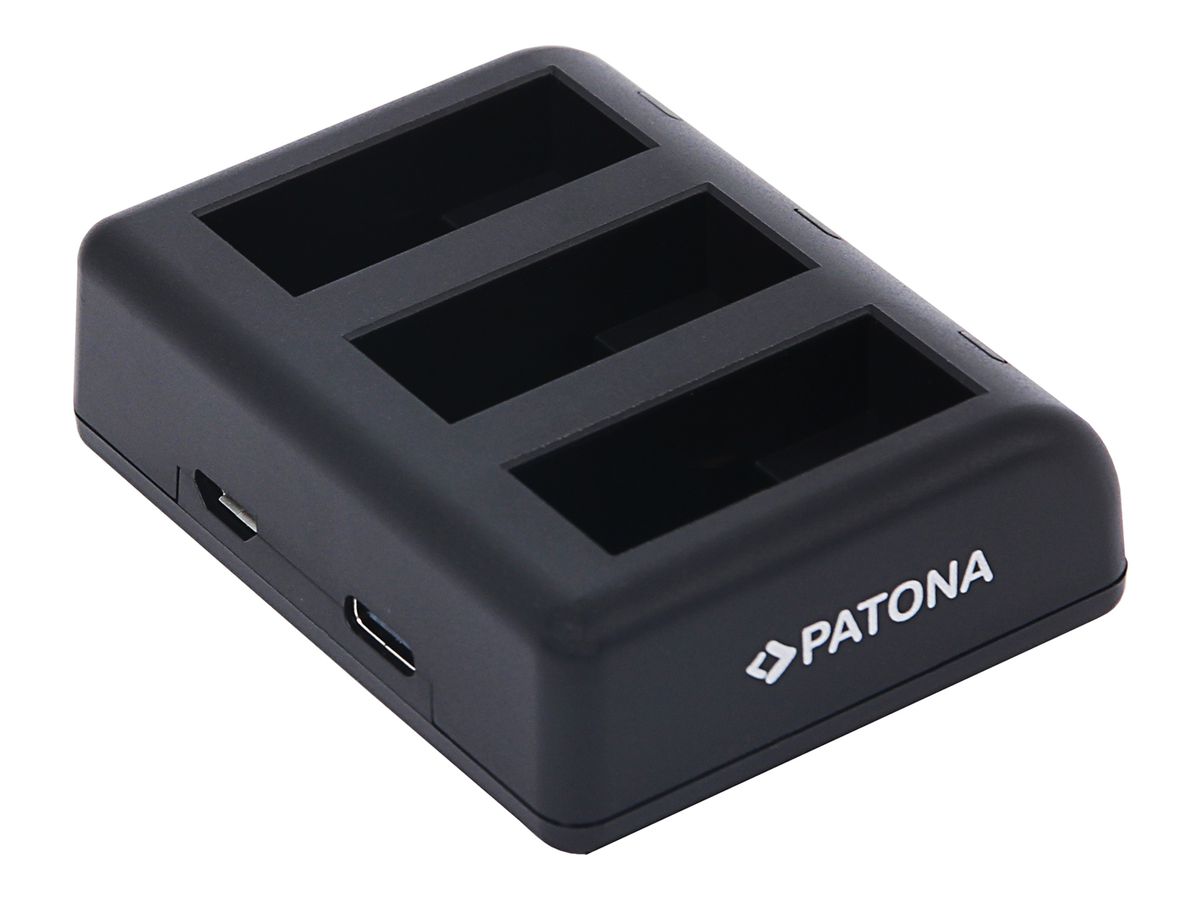 Patona Chargeur Triple USB Gopro Hero 10