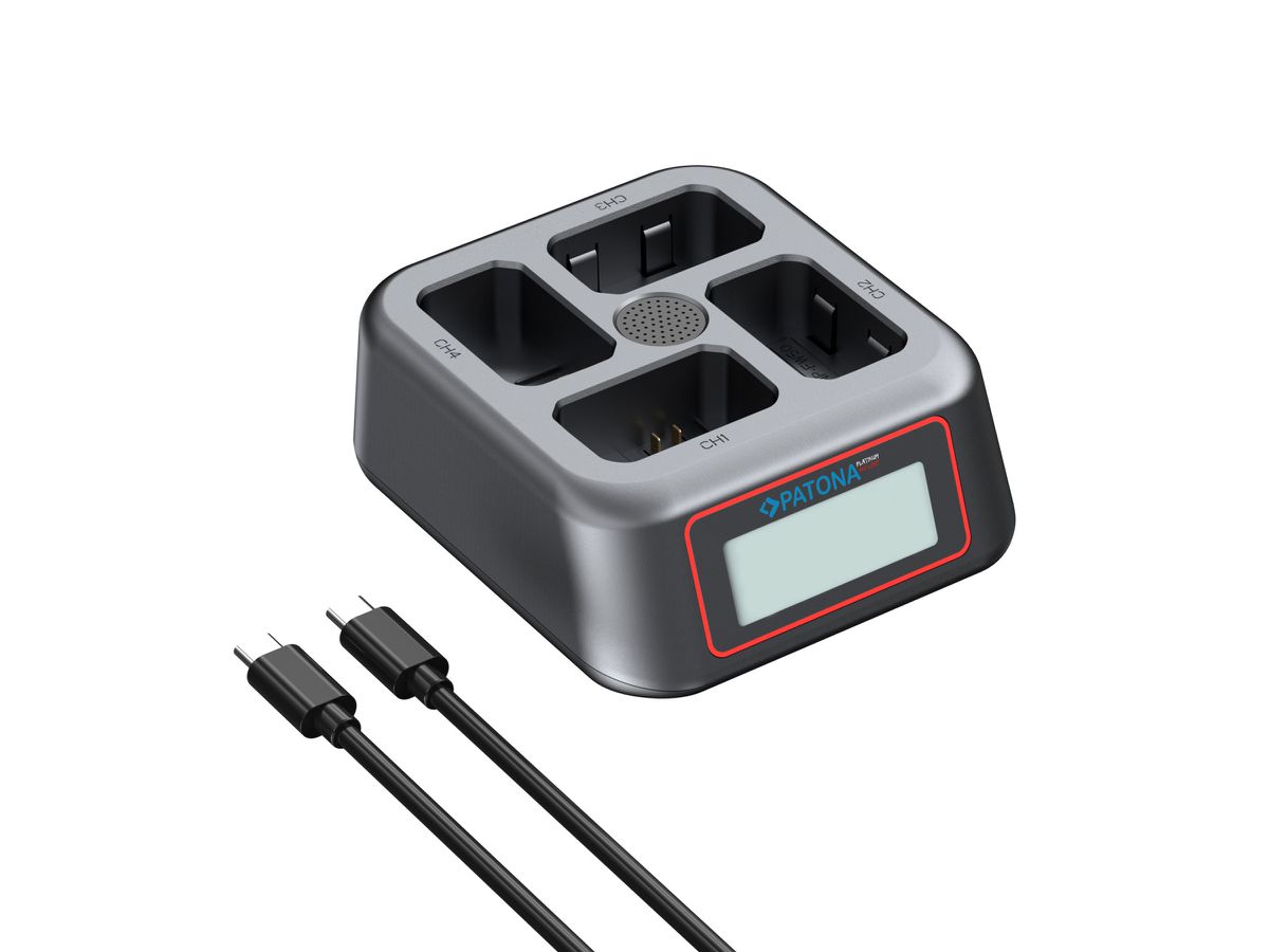 Patona 4-Port Fast Charger Sony NP-FW50