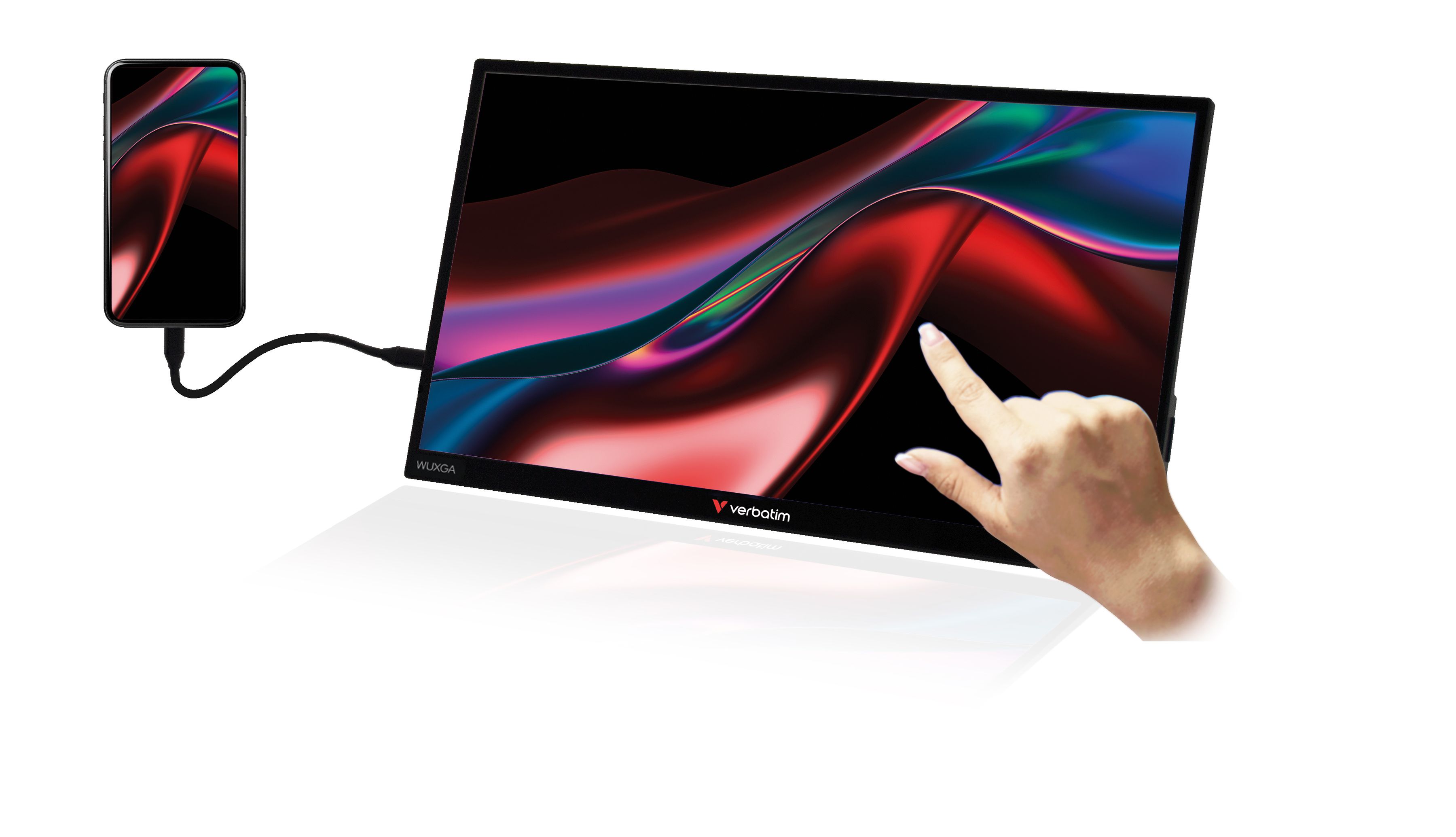 Verbatim Touch Monitor 13.3" Wireless