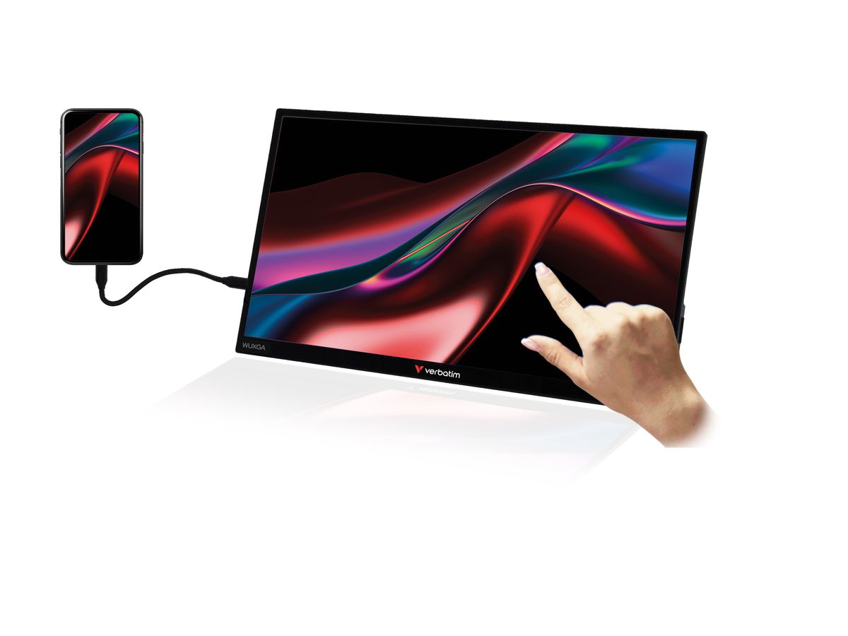 Verbatim Touch Monitor 13.3" Wireless