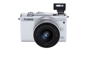 Canon EOS M200 + 15-45mm Blanc