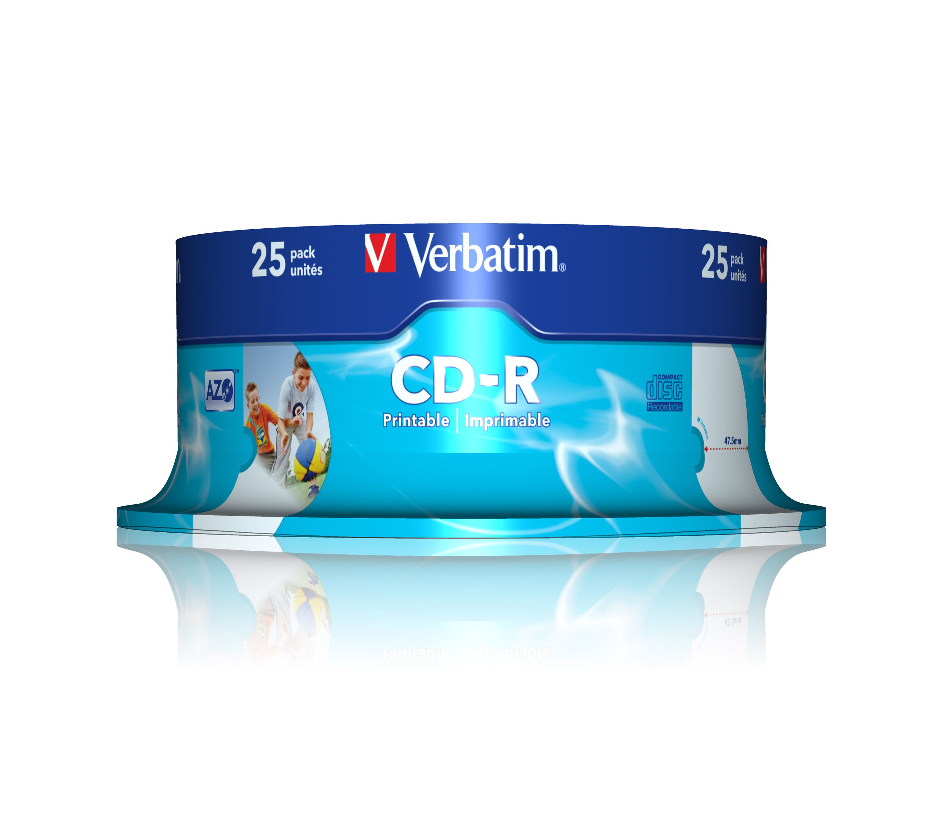 Verbatim CD-R Spindle 700MB 52x Print 25