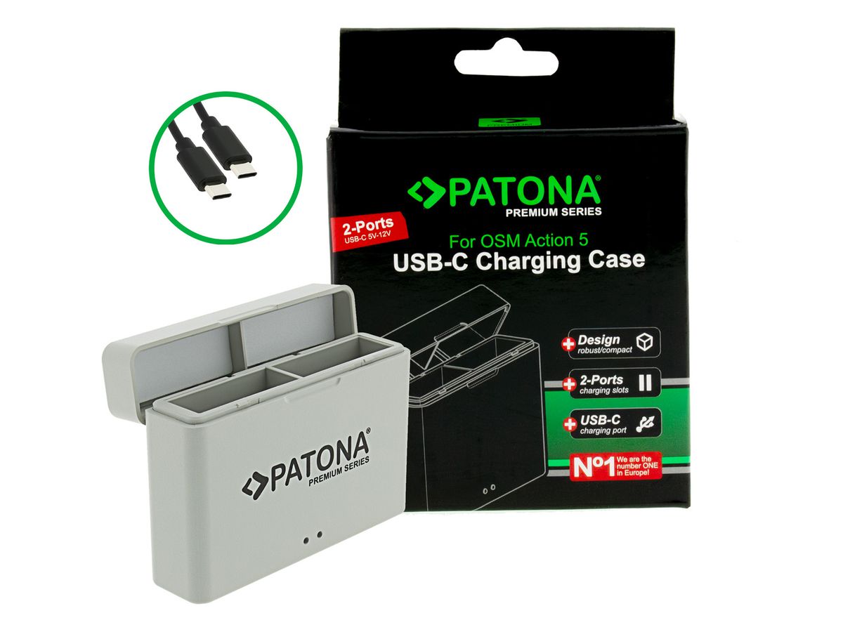 Patona Dual Charger DJI Action 5