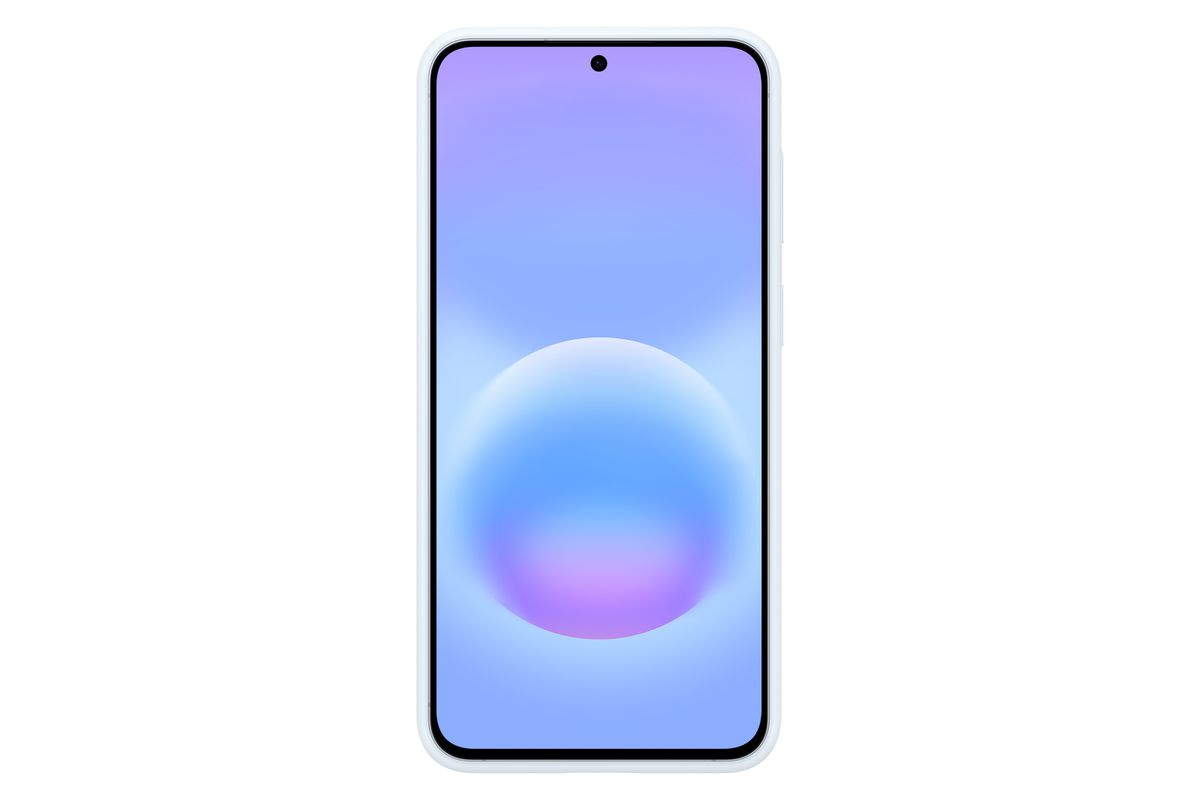 Samsung A57 Silicone Case Light Blue