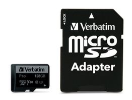 Verbatim Pro U3 128GB microSDXC Card
