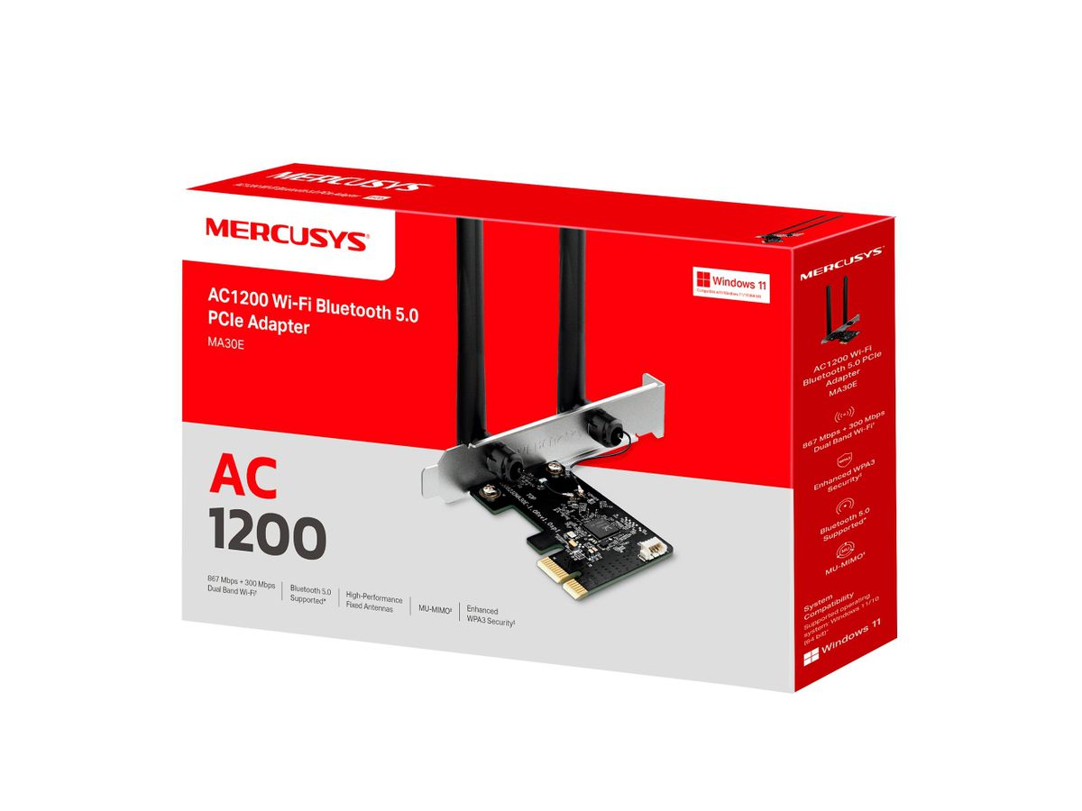 Mercusys AC1200 Bluetooth PCI Adapter