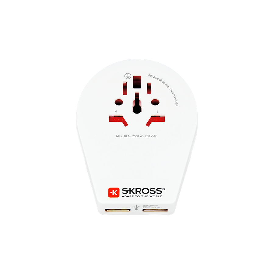 Skross World to CH Italy Brasil USB