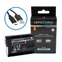 Patona Platinum Ba. Nikon EN-EL15C USB-C