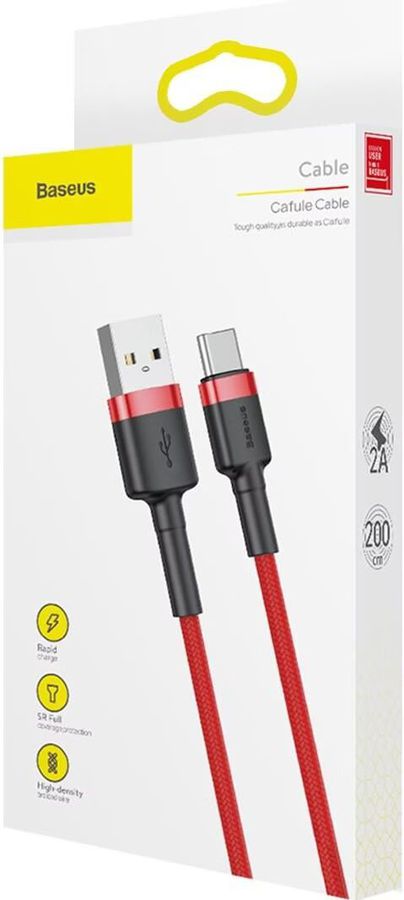 Baseus USB-A to USB-C 2m Red