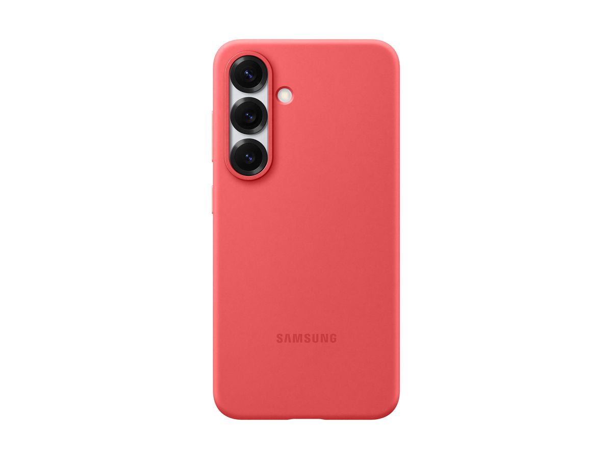 Samsung S25 Silicone Case Red